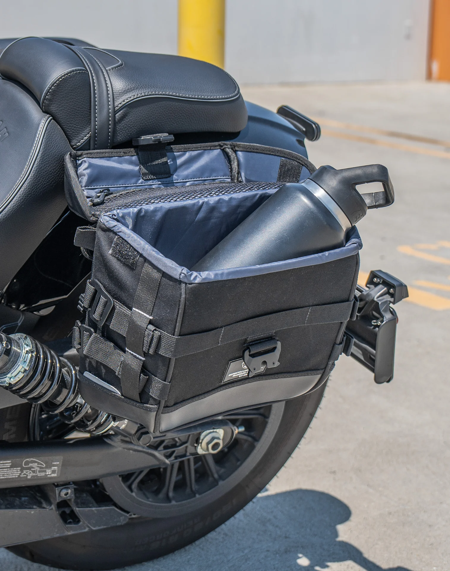 10L - Incognito Quick-Mount Small 2025+ Indian Scout Sixty Bobber Solo Saddlebag (Left Only) - Image 6