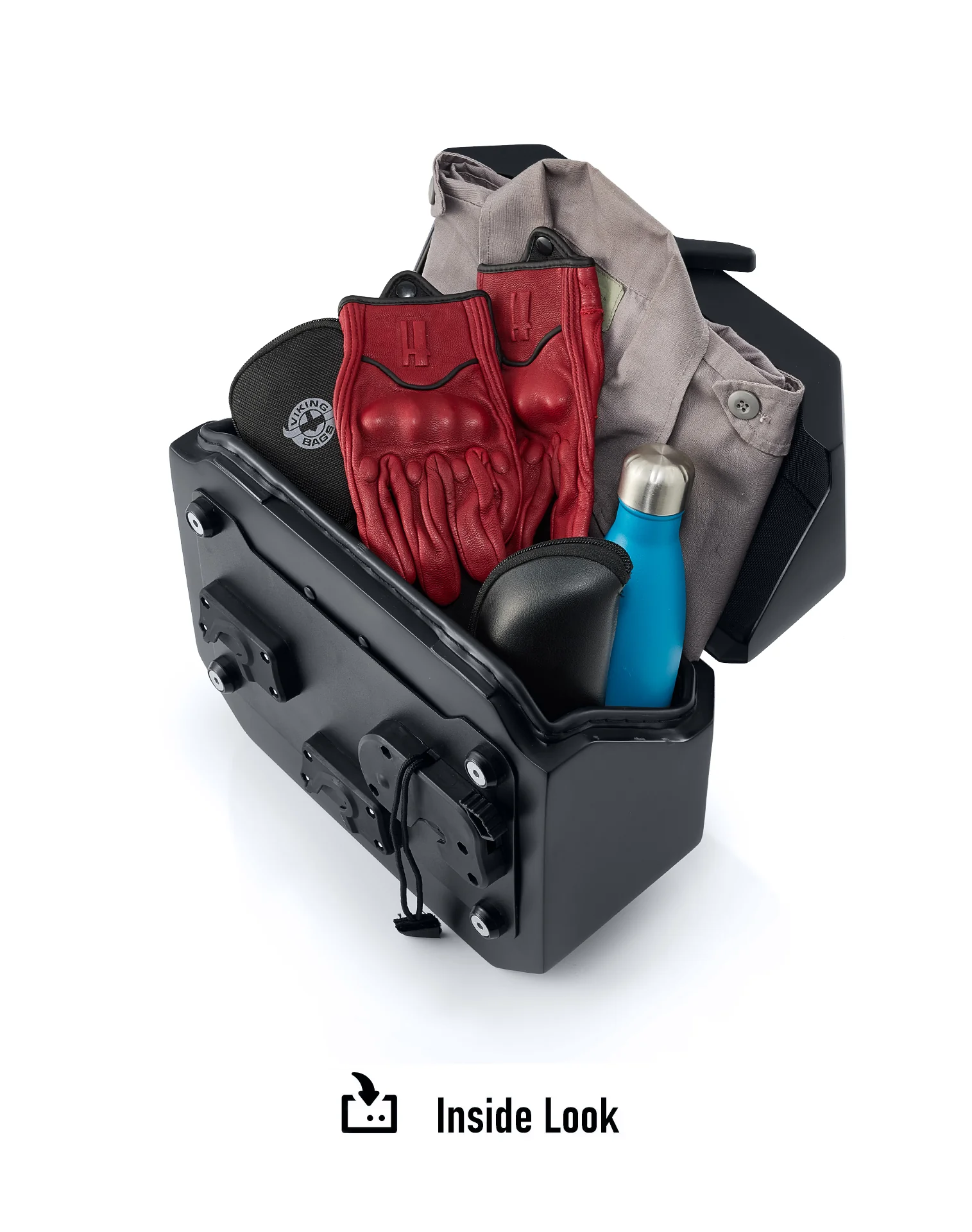 20L - Outlaw Quick-Mount Small 2025+ Indian Sport Scout Matte Hard Saddlebags - Image 12