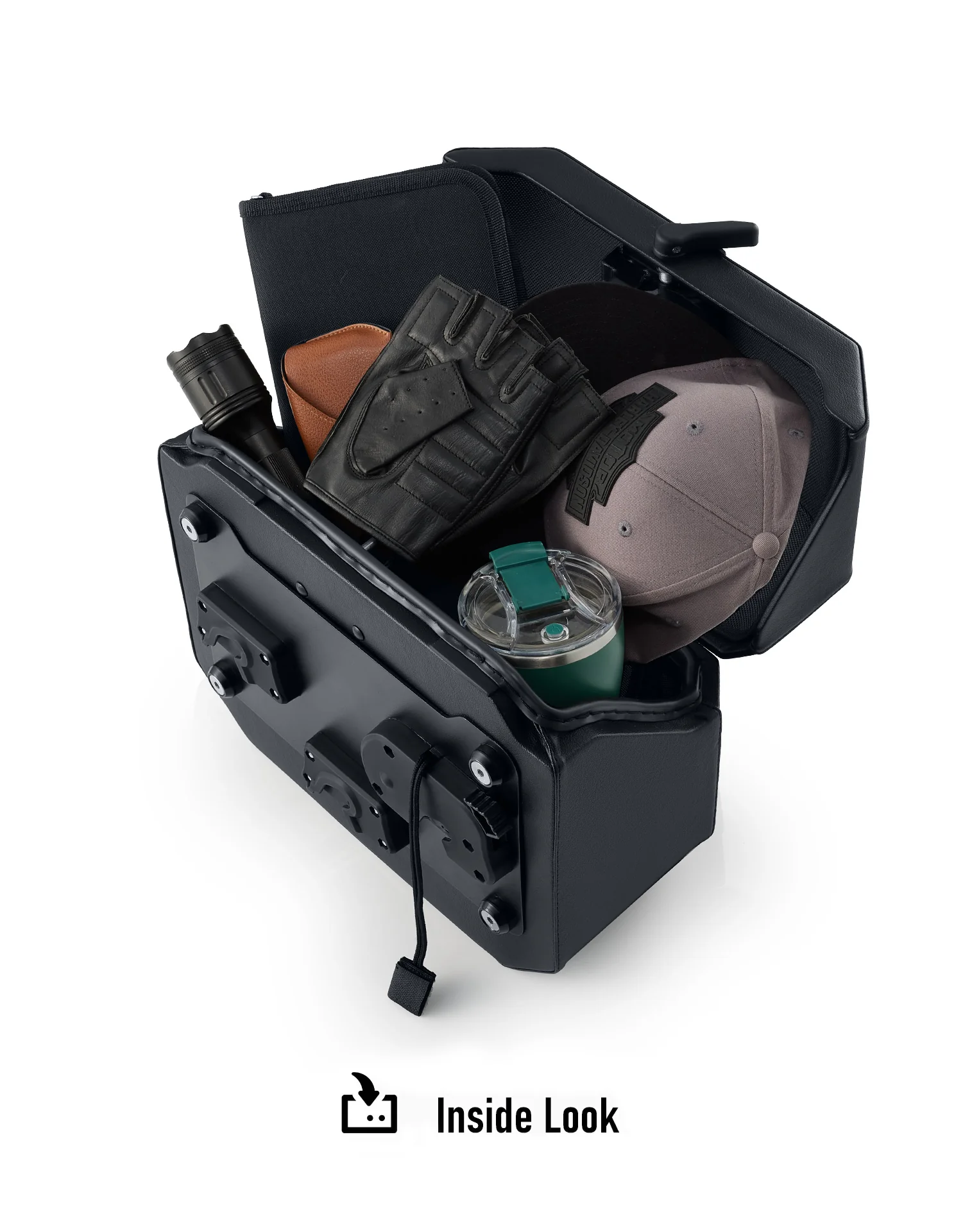 20L - Outlaw Quick-Mount Small 2025+ Indian Sport Scout Sixty Leather Wrapped Hard Saddlebags - Image 12