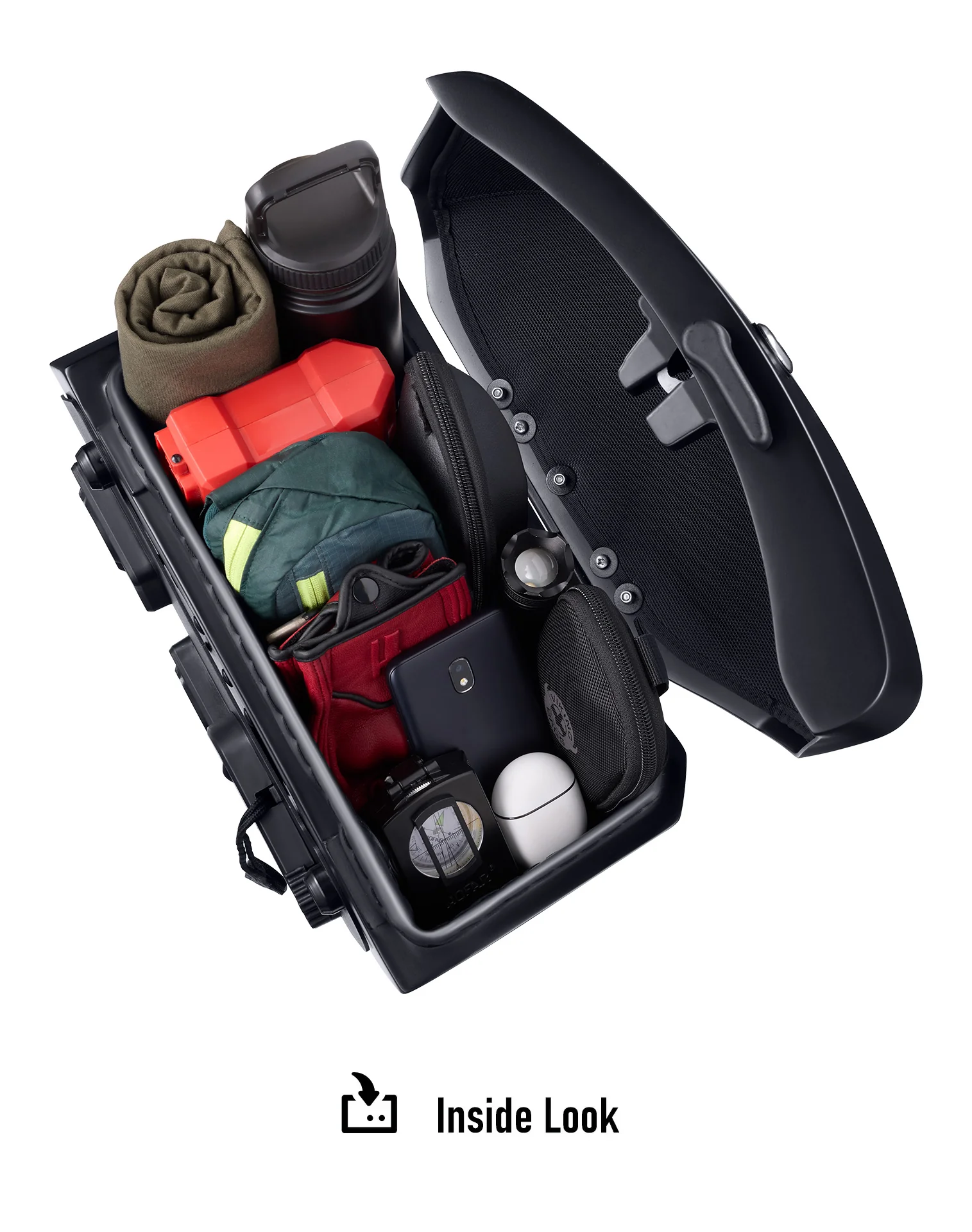 24L - Ironclad Quick-Mount Medium 2025+ Indian Sport Scout Matte Hard Saddlebags - Image 12