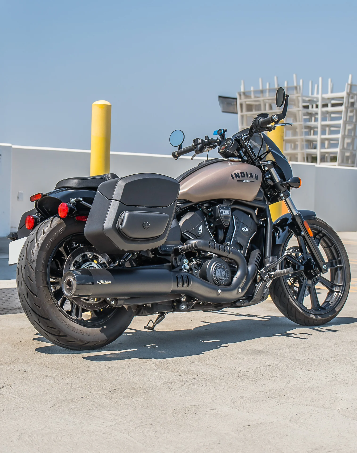 24L - Ironclad Quick-Mount Medium 2025+ Indian Sport Scout Sixty Leather Wrapped Hard Saddlebags - Image 3