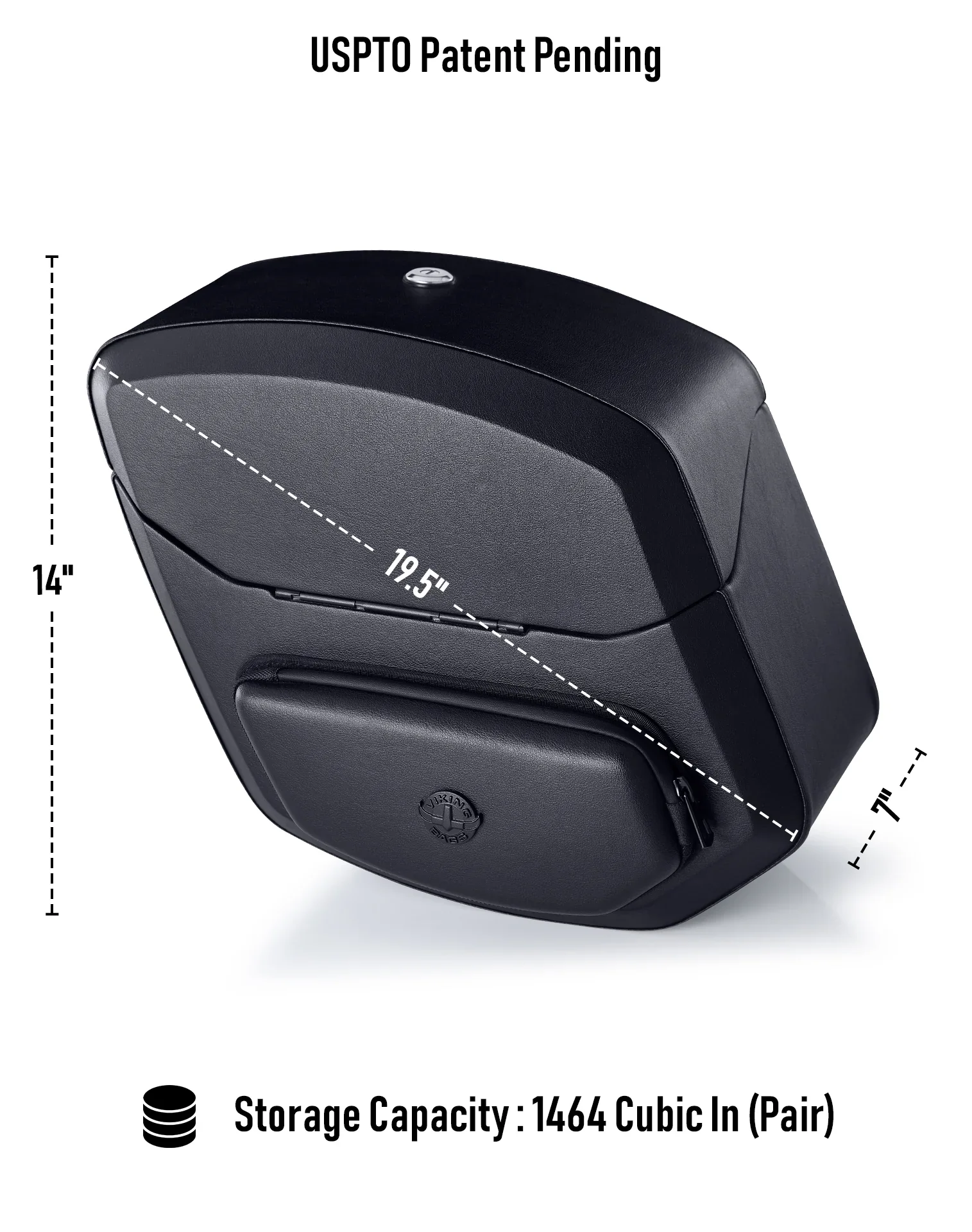 24L - Ironclad Quick-Mount Medium 2025+ Indian Sport Scout Sixty Leather Wrapped Hard Saddlebags - Image 7