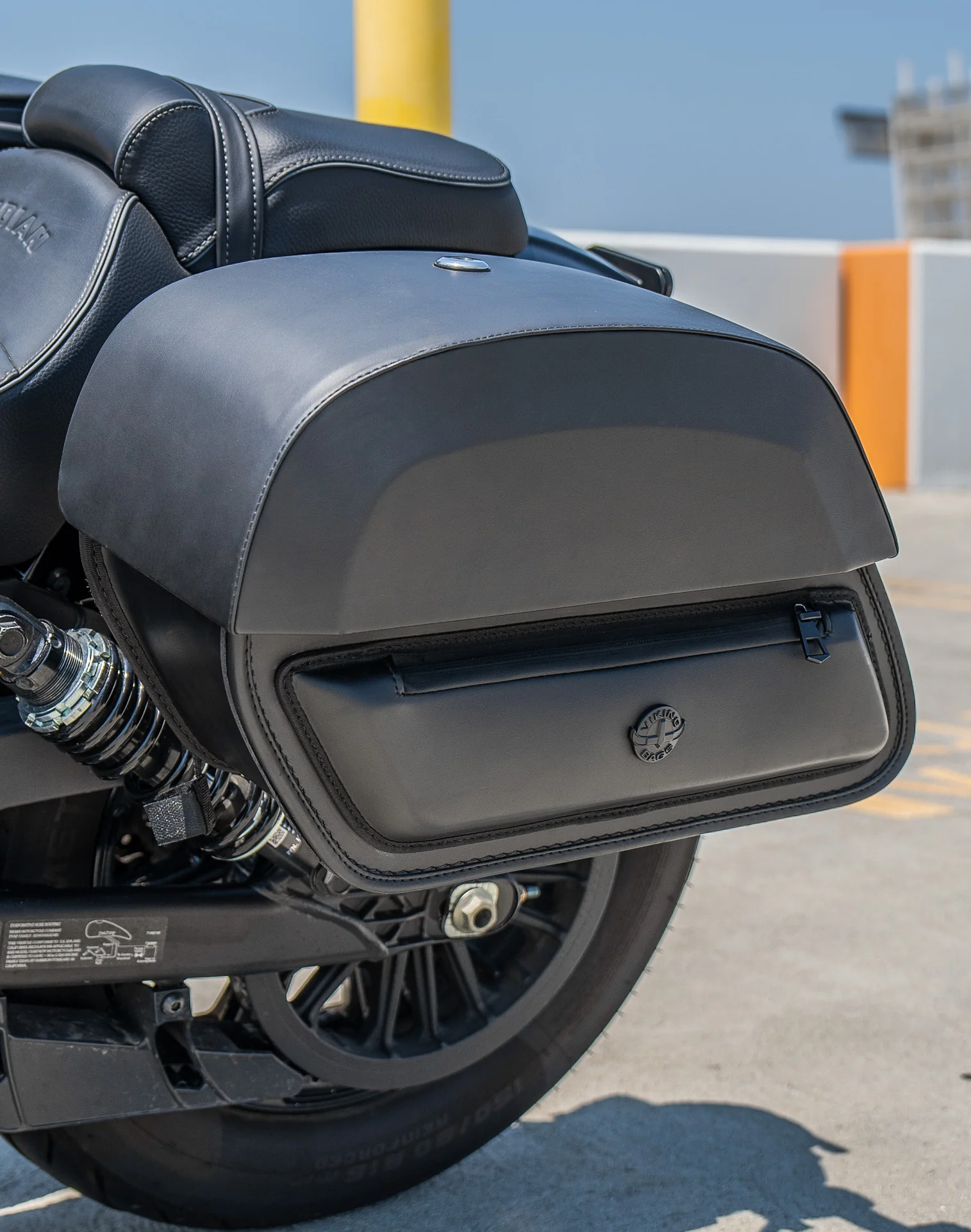 28L - Pantheon Quick-Mount Medium 2025+ Indian Scout Sixty Bobber Motorcycle Saddlebags - Image 5