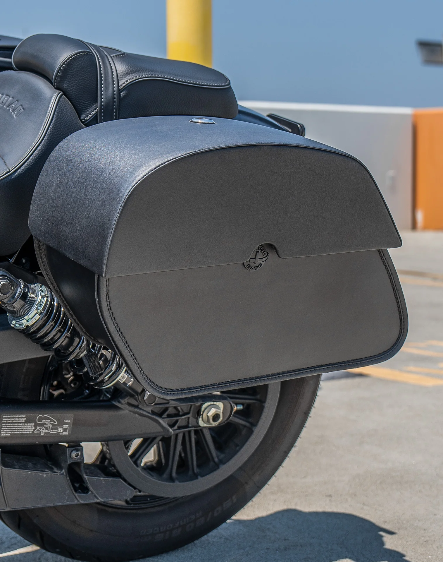 28L - Panzer Quick-Mount Medium 2025+ Indian Sport Scout Sixty Motorcycle Saddlebags - Image 5