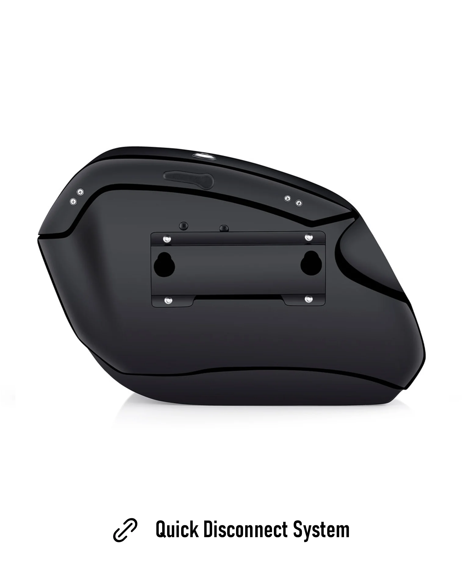 32L - Darkin Quick Mount Large Harley Softail Fat Bob FXFB/S Painted Hard Saddlebags - Image 7