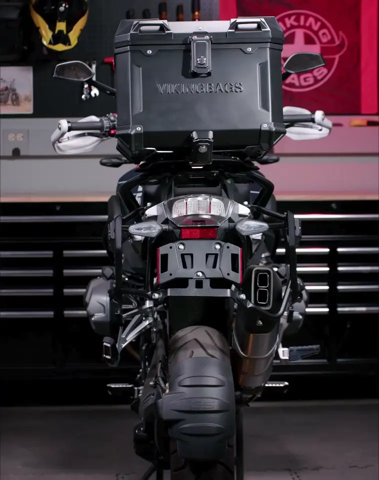 38L - Apex XL BMW F 900 GS Aluminum Top Case Black - Image 4