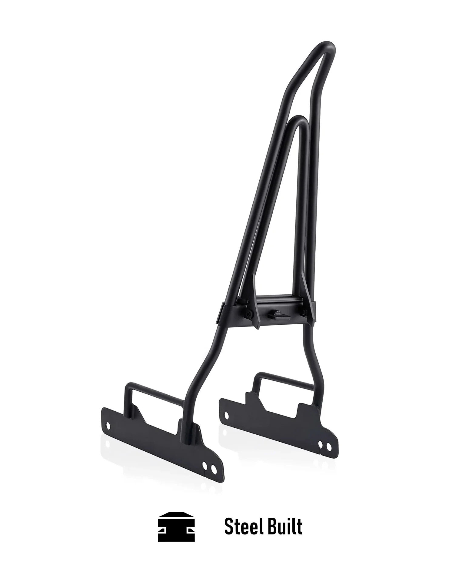 Iron Born Blade 25" Sissy Bar with Foldable Luggage Rack for Harley Dyna Super Glide Custom FXDC/I Matte Black - Image 7