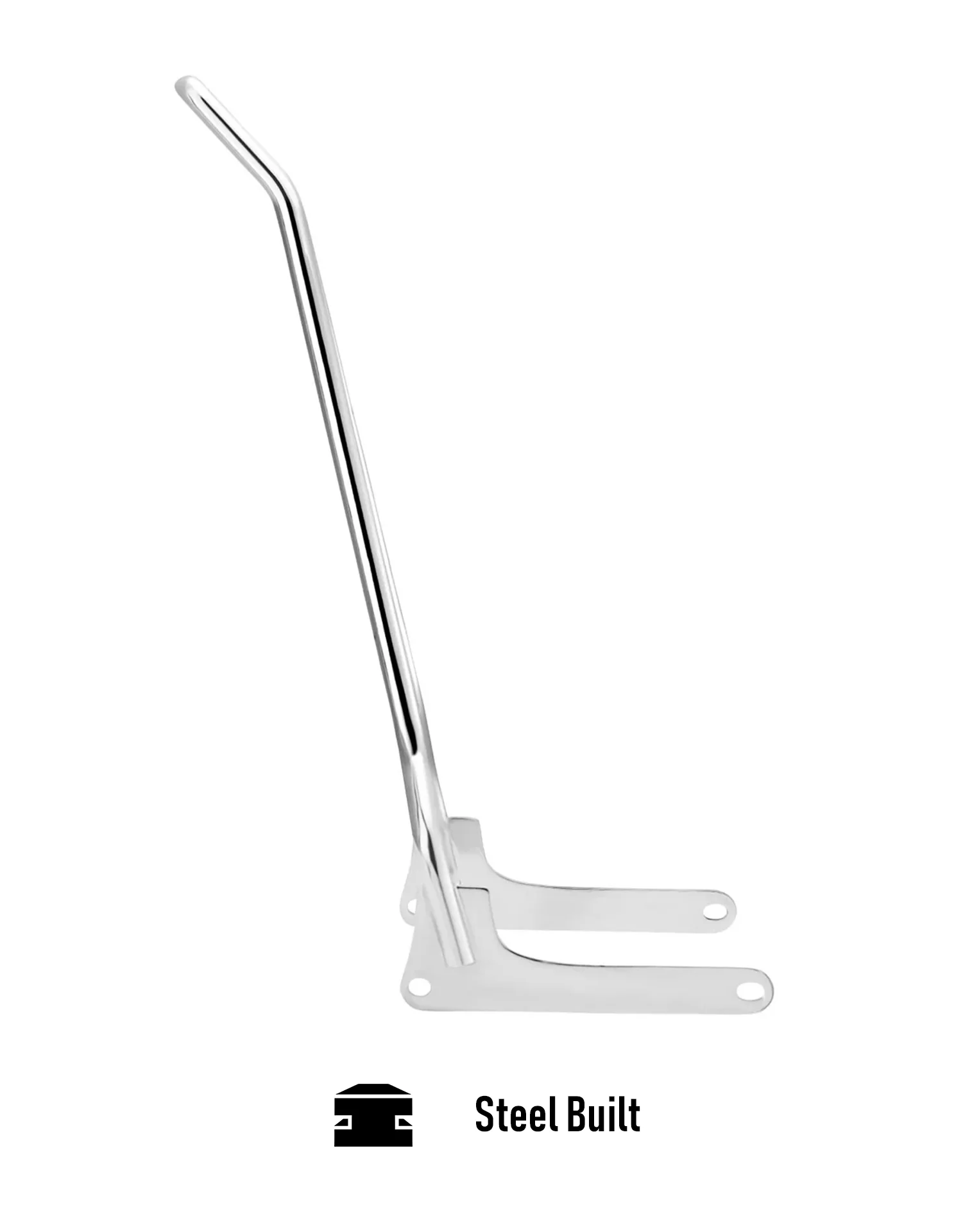 Iron Born Blade 25" Sissy Bar for Harley Softail Fat Bob Chrome - Image 5