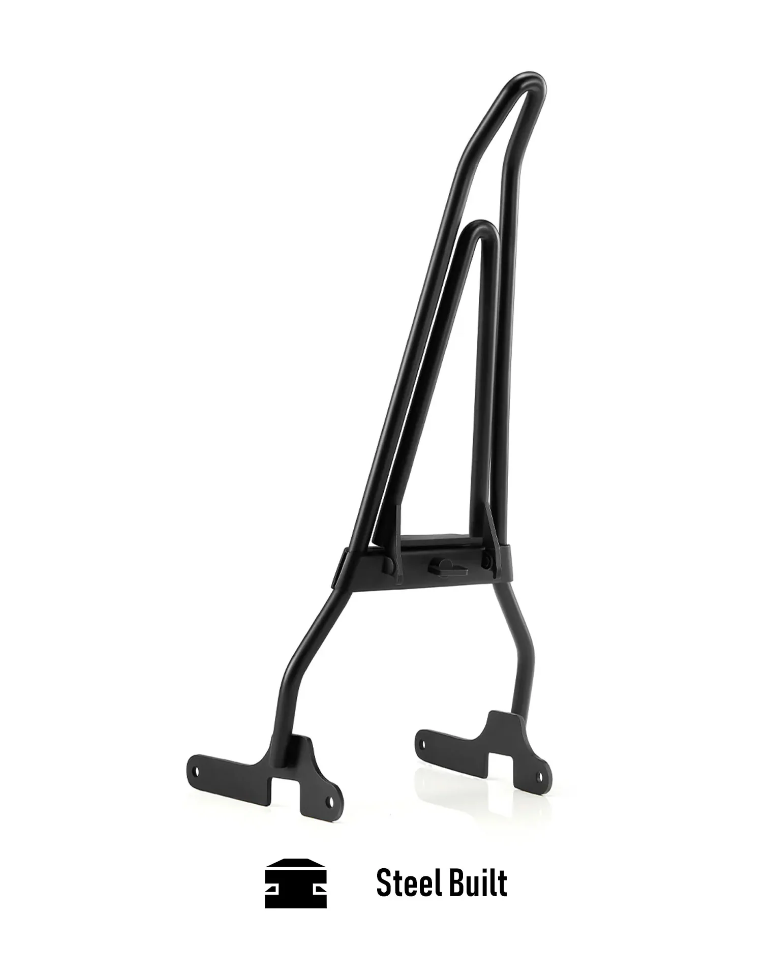 Iron Born Blade 25" Sissy Bar with Foldable Luggage Rack for Harley Sportster 883 Iron XL883N Matte Black - Image 7