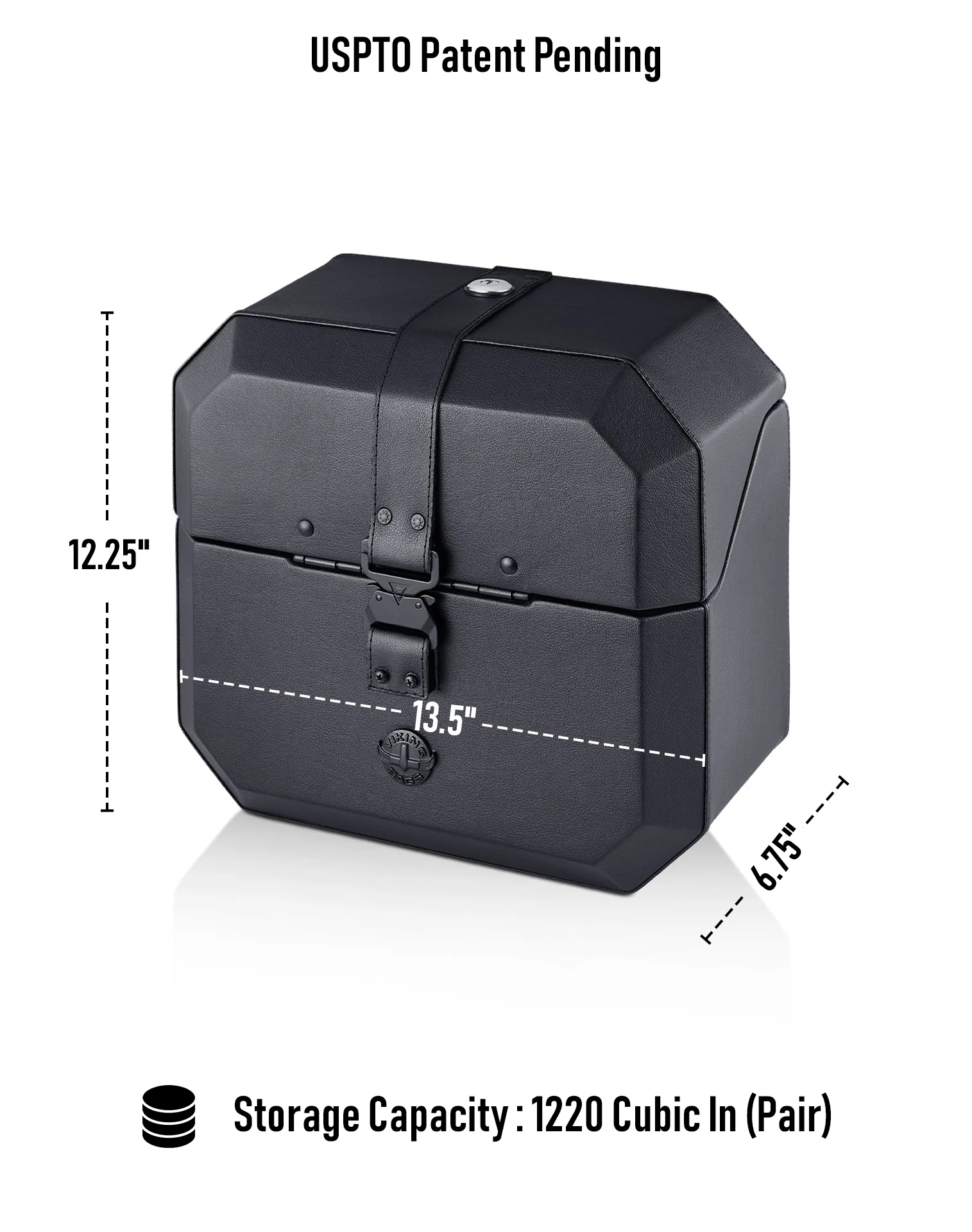 20L - Outlaw Quick-Mount Small Harley Softail Fat Bob FXFB/S Leather Wrapped Hard Saddlebags - Image 3