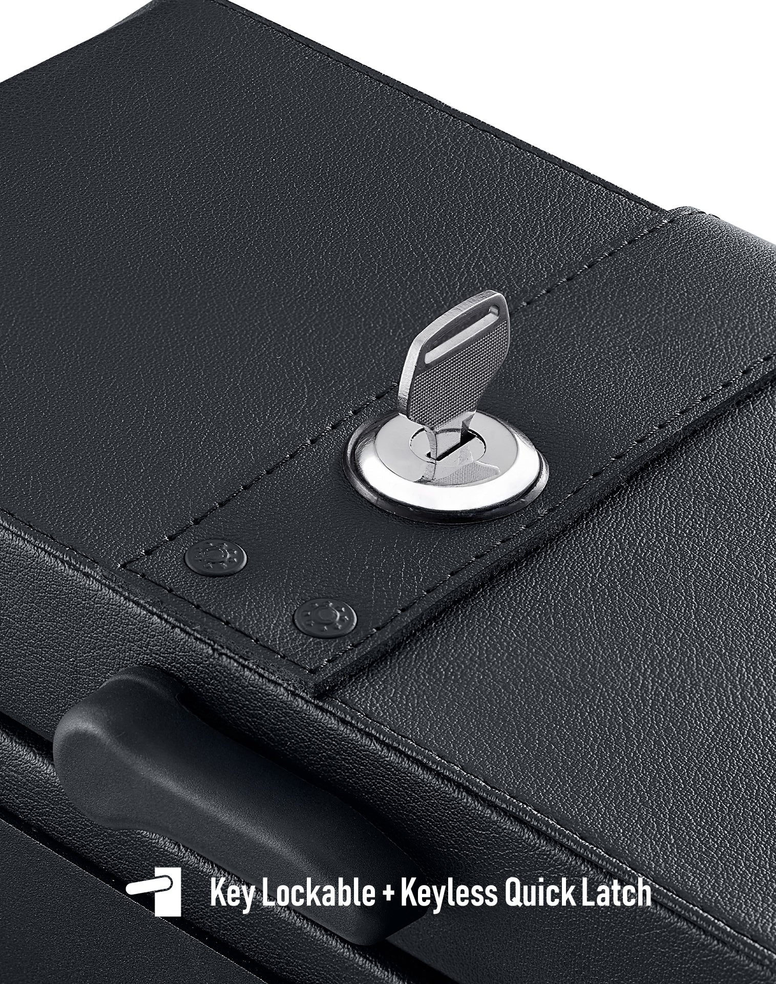 20L - Outlaw Quick-Mount Small 2025+ Indian Scout Bobber Leather Wrapped Hard Saddlebags - Image 13