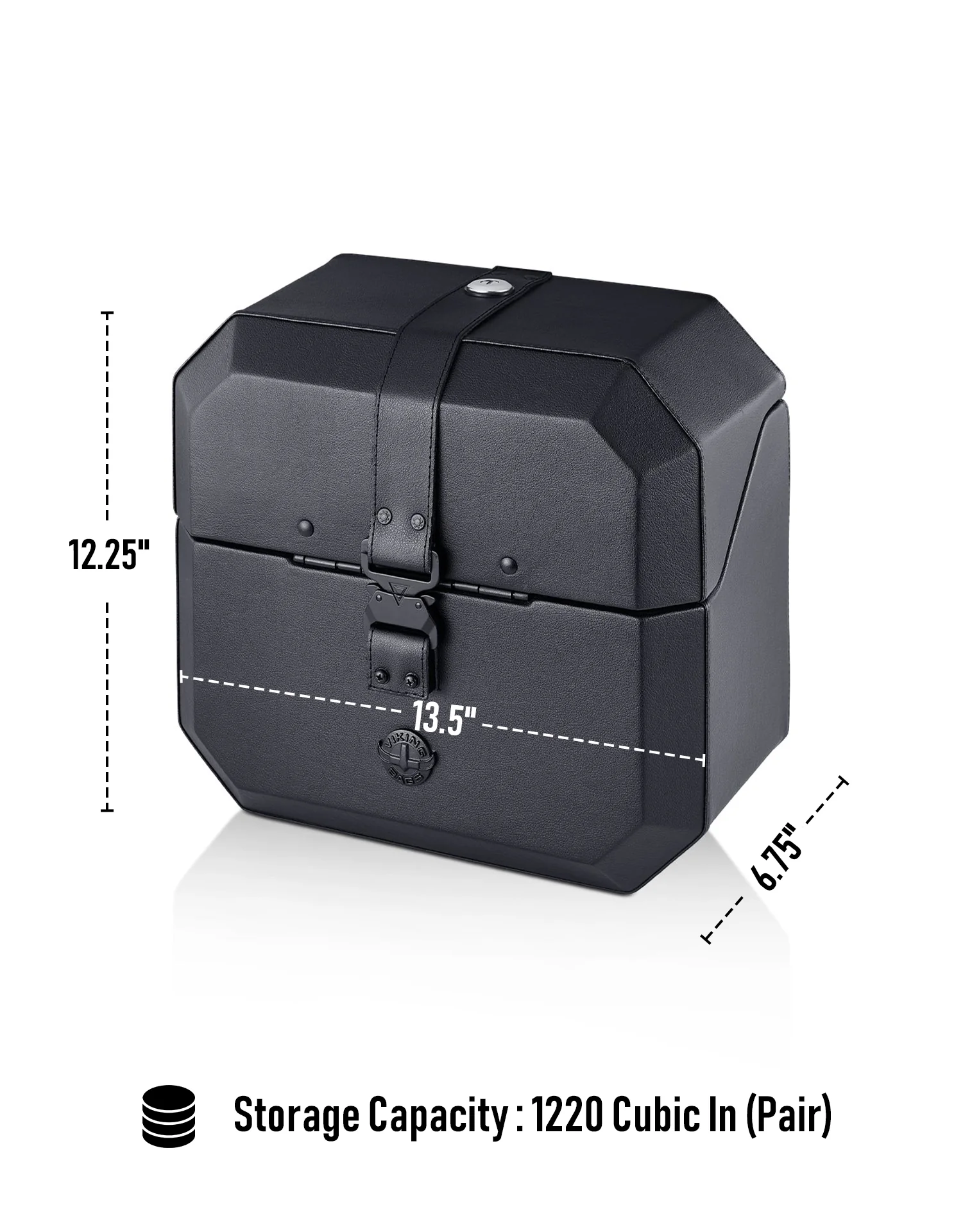 20L - Outlaw Quick-Mount Small 2025+ Indian Scout Bobber Leather Wrapped Hard Saddlebags - Image 7