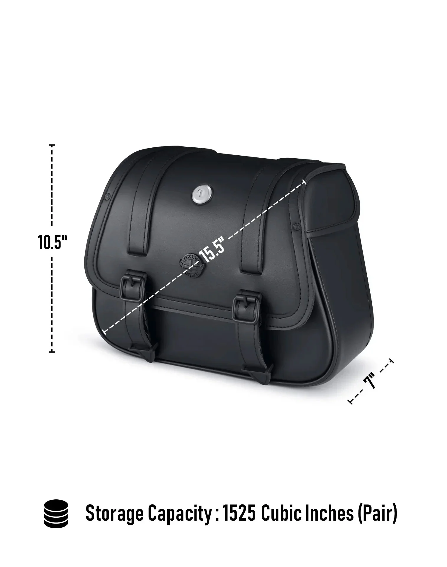 25L - SpiritBlade Large 2025+ Indian Scout 101 Leather Motorcycle Saddlebags - Image 7