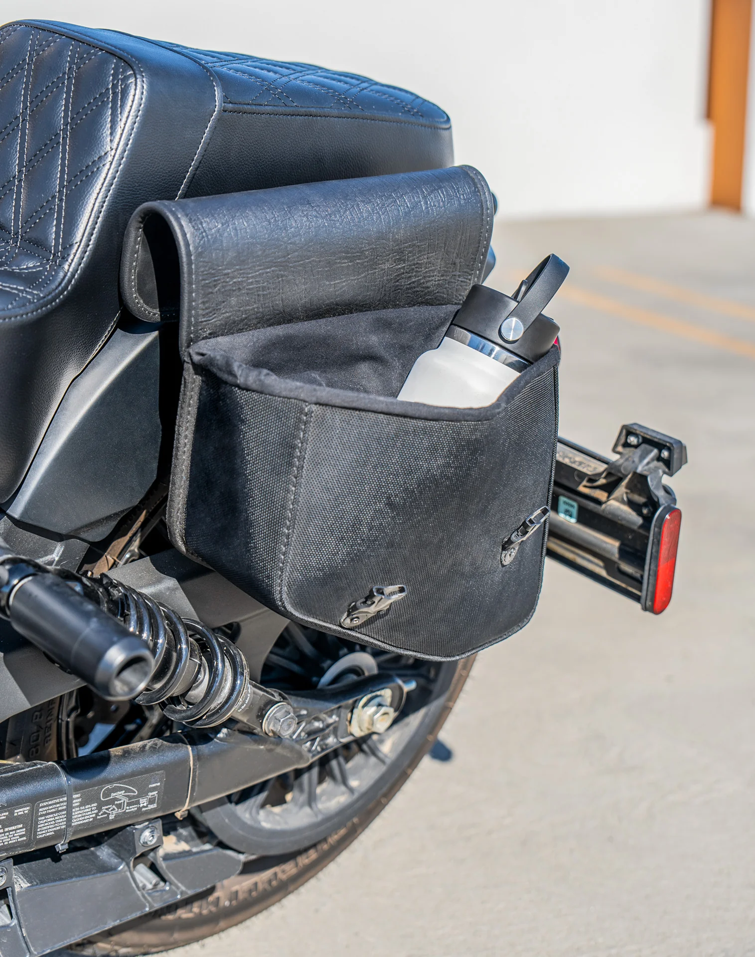 8L - Pony Indian 101 Scout 2025+ Leather Motorcycle Saddlebags - Image 6