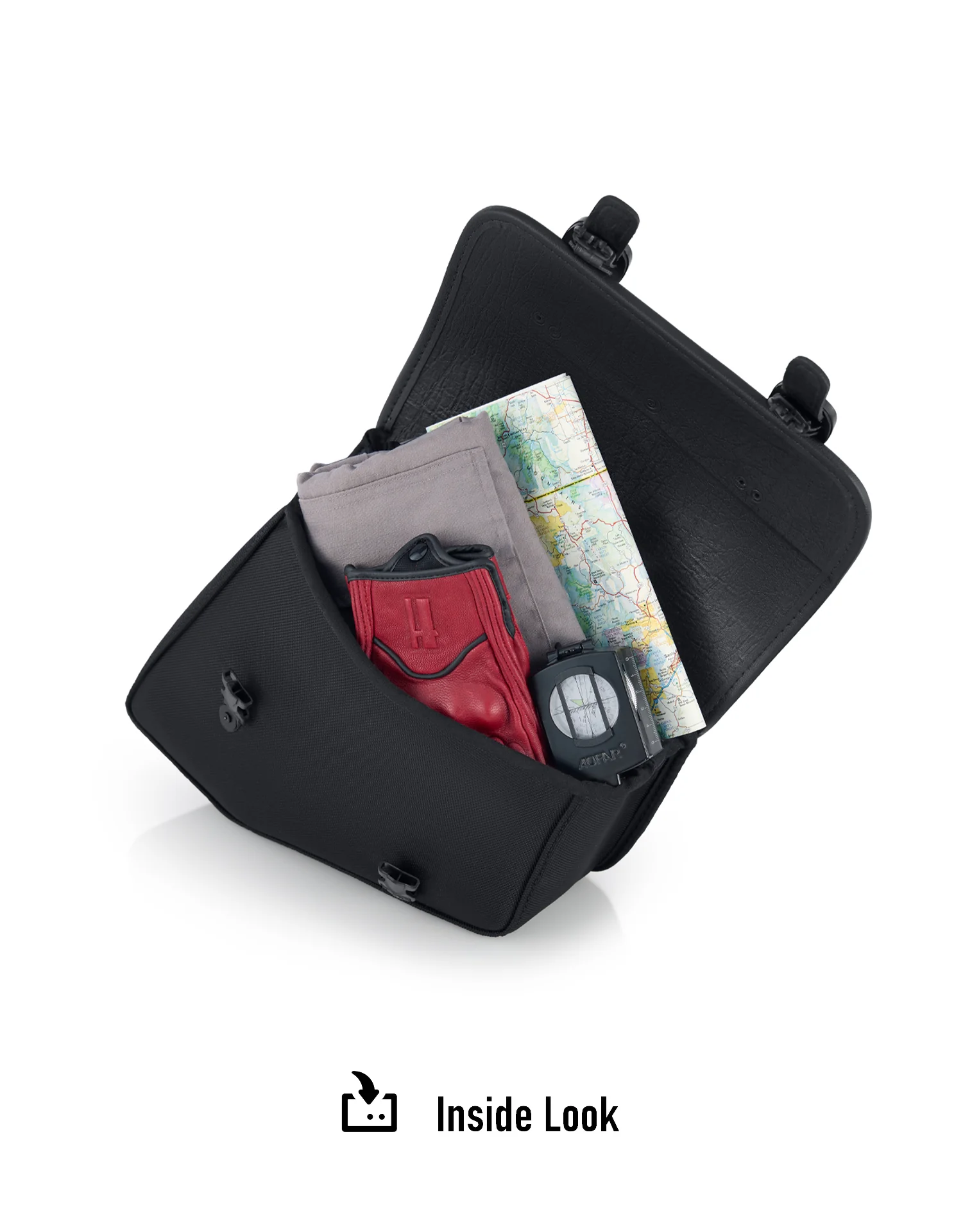 8L - Pony Indian Scout Sixty Bobber 2025+ Leather Motorcycle Saddlebags - Image 10