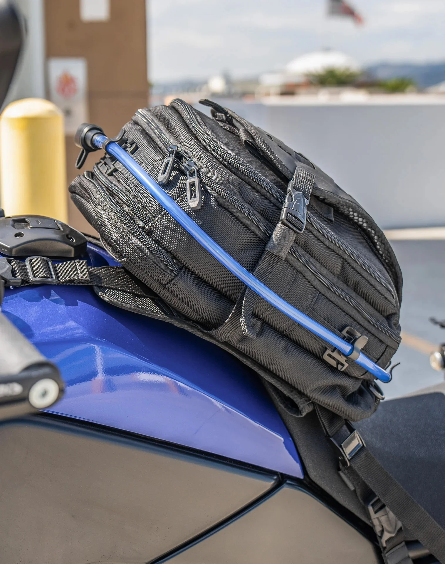 7L - Apex Yamaha ADV Touring Tank Bag with Hydration Pack - Image 5