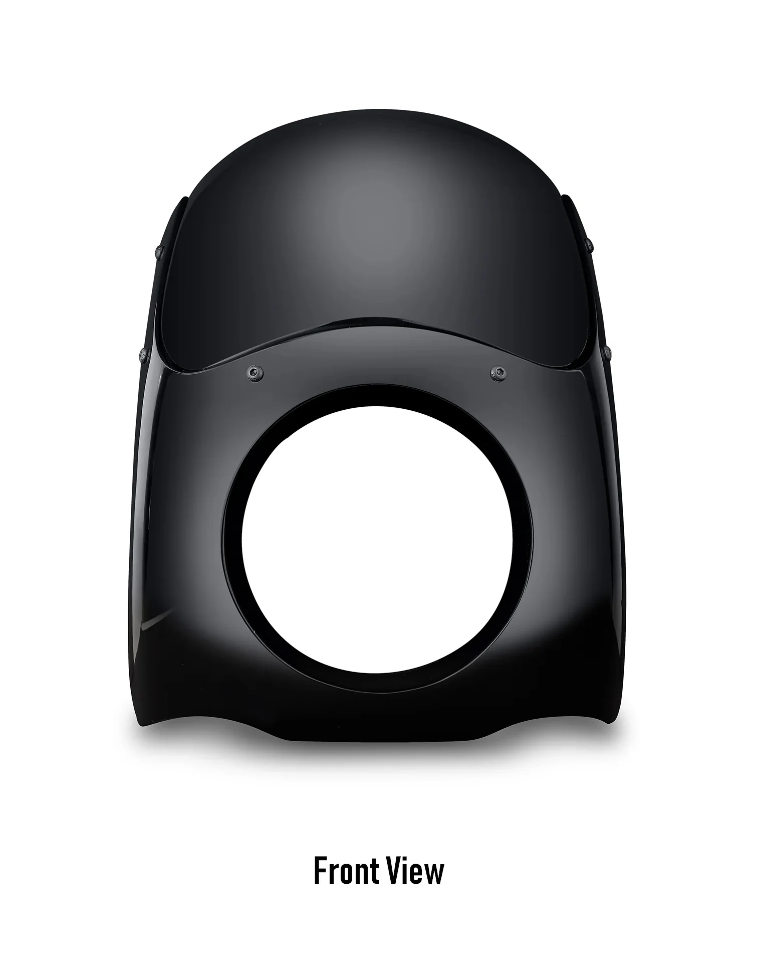 Viking Bronco Motorcycle Fairing For Harley Sportster Forty Eight Gloss Black - Image 5