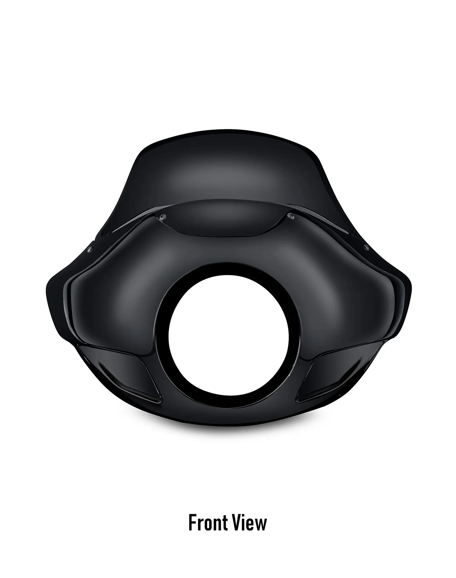 Viking Derby Motorcycle Fairing For Harley Dyna Super Glide FXD Gloss Black - Image 5