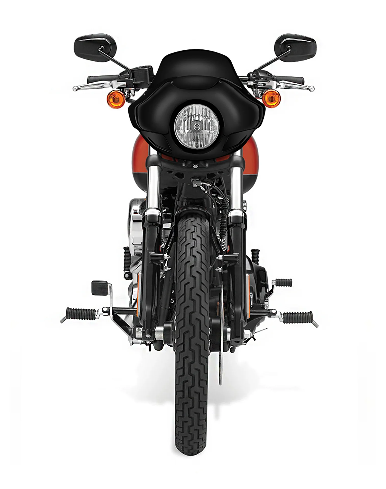 Viking Derby Motorcycle Fairing For Harley Dyna Wide Glide FXDWG Gloss Black - Image 3