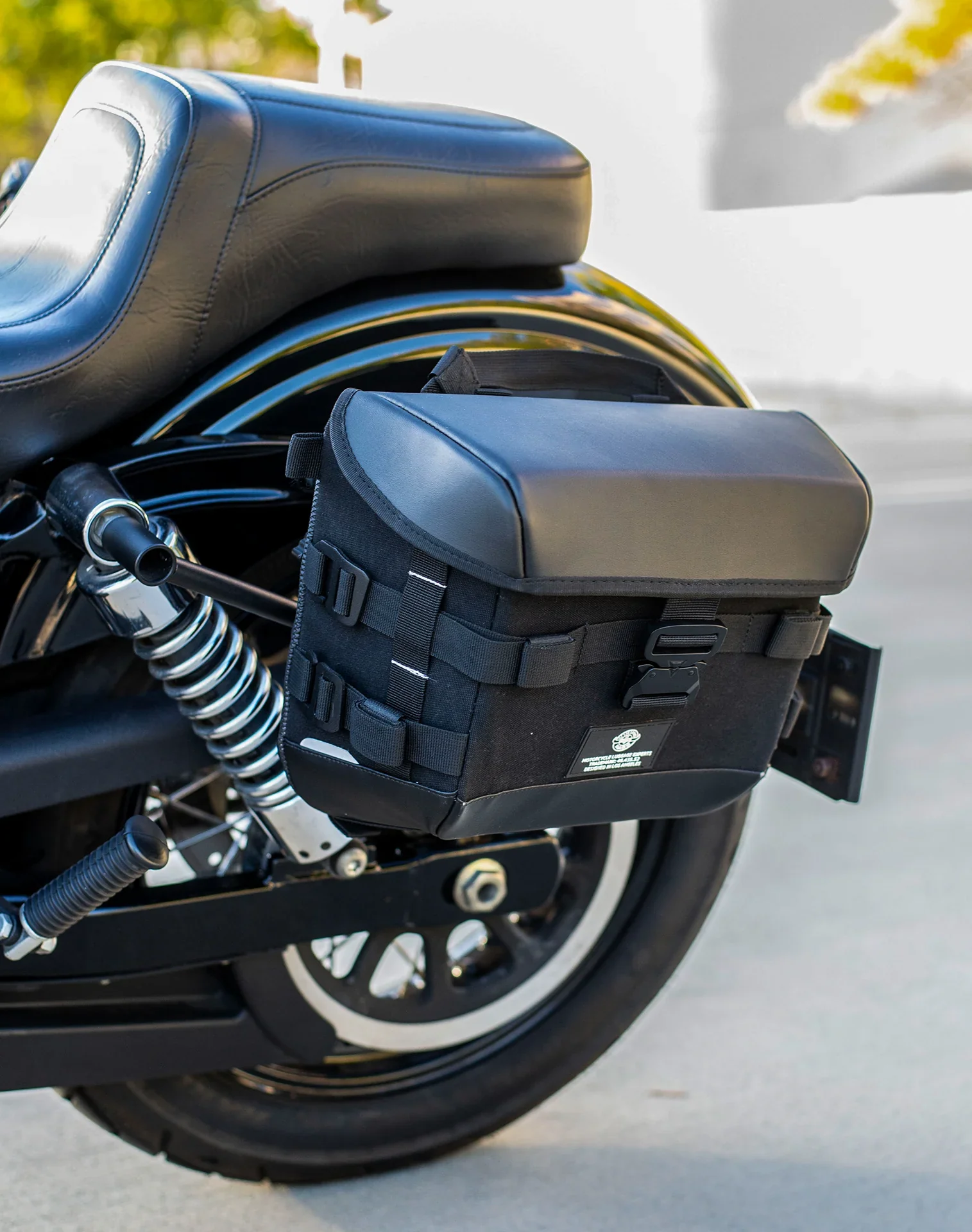 10L - Incognito Quick Mount Small Solo Saddlebag (Left Only) for Harley Davidson Dyna Low Rider S FXDLS - Image 4