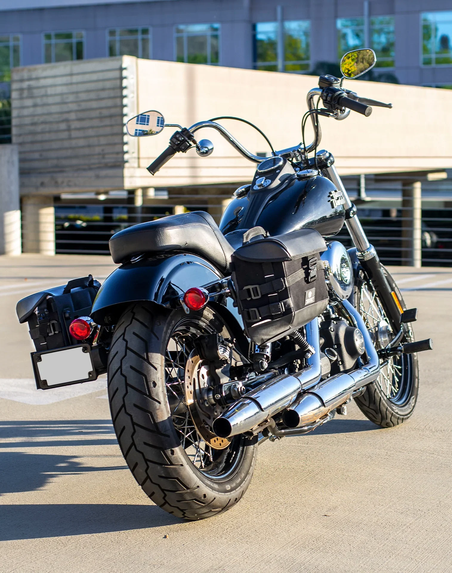 10L - Incognito Quick Mount Small Solo Saddlebag (Right Only) for Harley Dyna Low Rider S FXDLS - Image 3