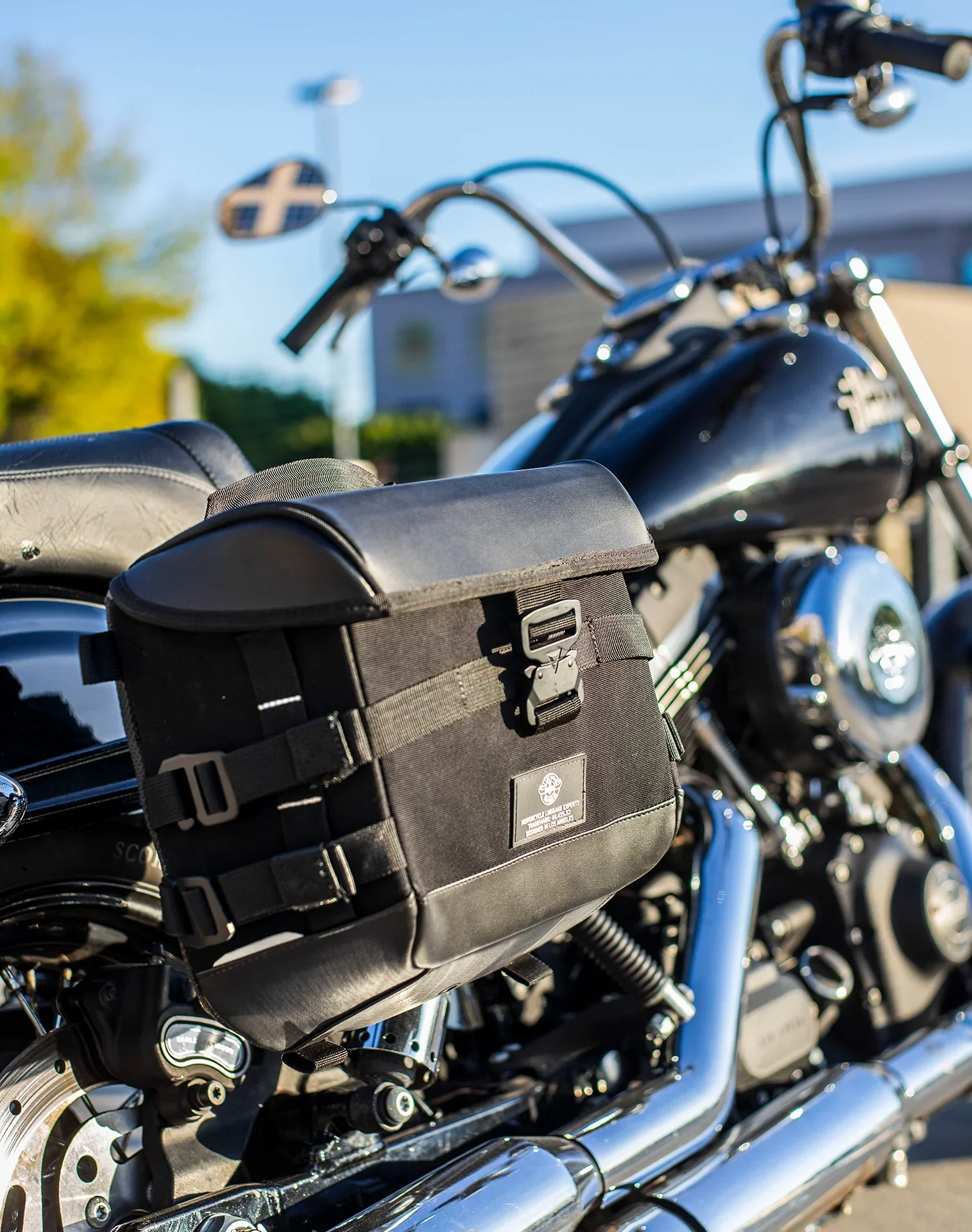 10L - Incognito Quick Mount Small Solo Saddlebag (Right Only) for Harley Dyna Low Rider S FXDLS - Image 4