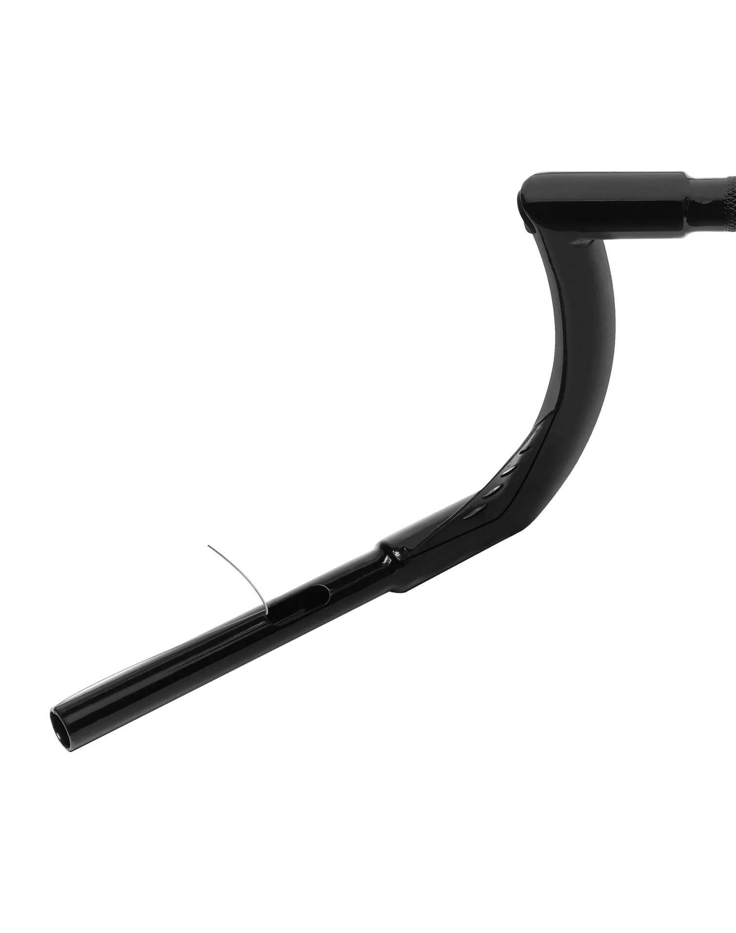 Viking Iron Born 12" Handlebar For Harley Dyna Low Rider FXDL Gloss Black - Image 5