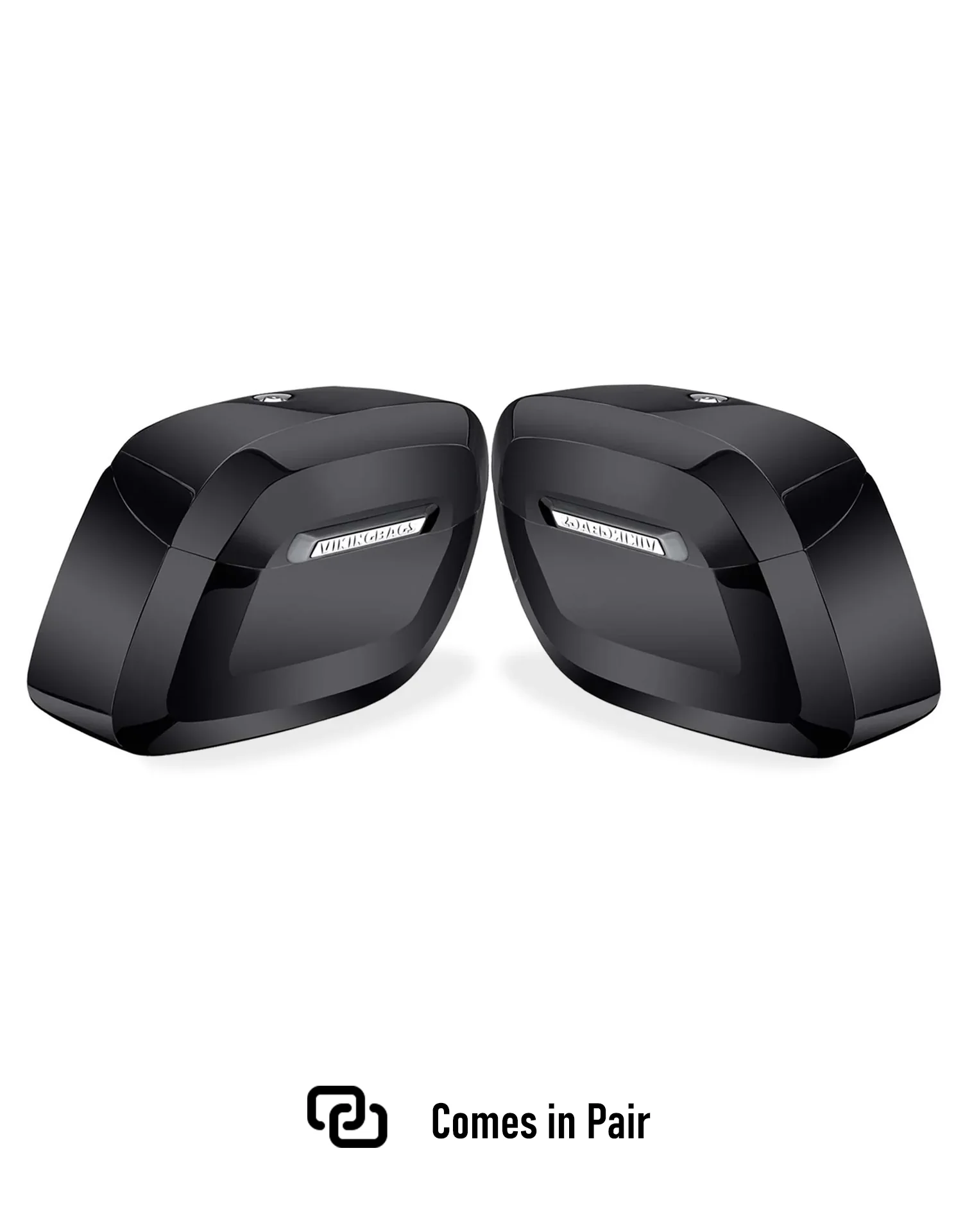 36L - Lamellar Raven Extra Large Shock Cut-out Painted Hard Saddlebags for Harley Dyna Low Rider FXDL/I - Image 5