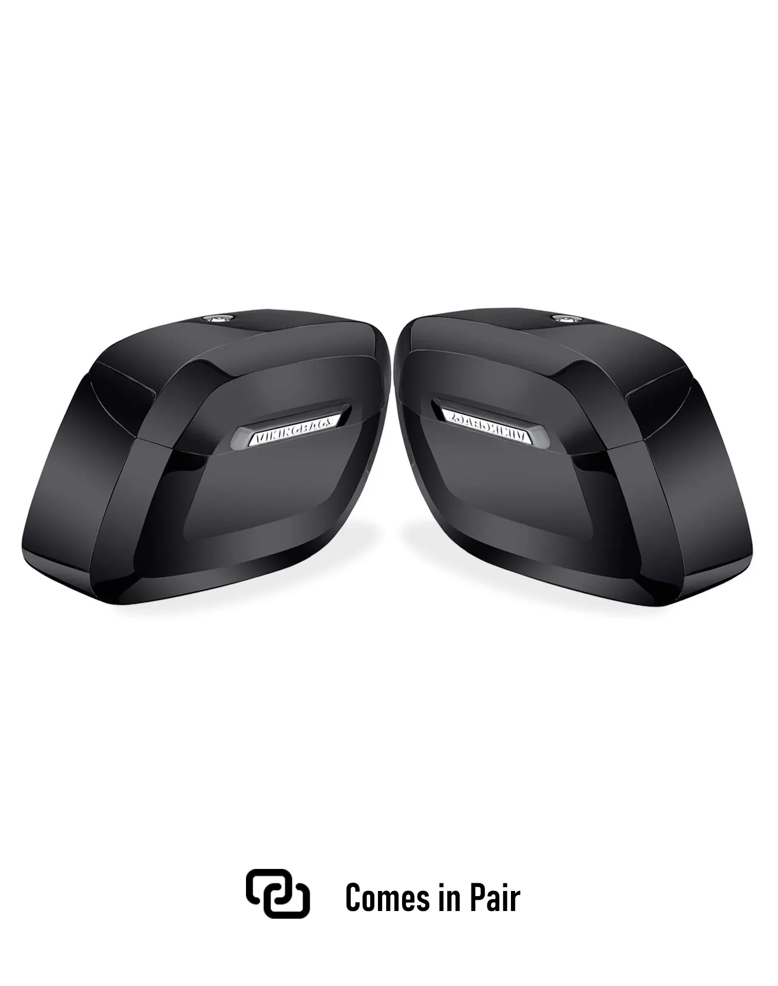 36L - Lamellar Raven Extra Large Shock Cut-out Painted Hard Saddlebags for Harley Dyna Low Rider S FXDLS - Image 5