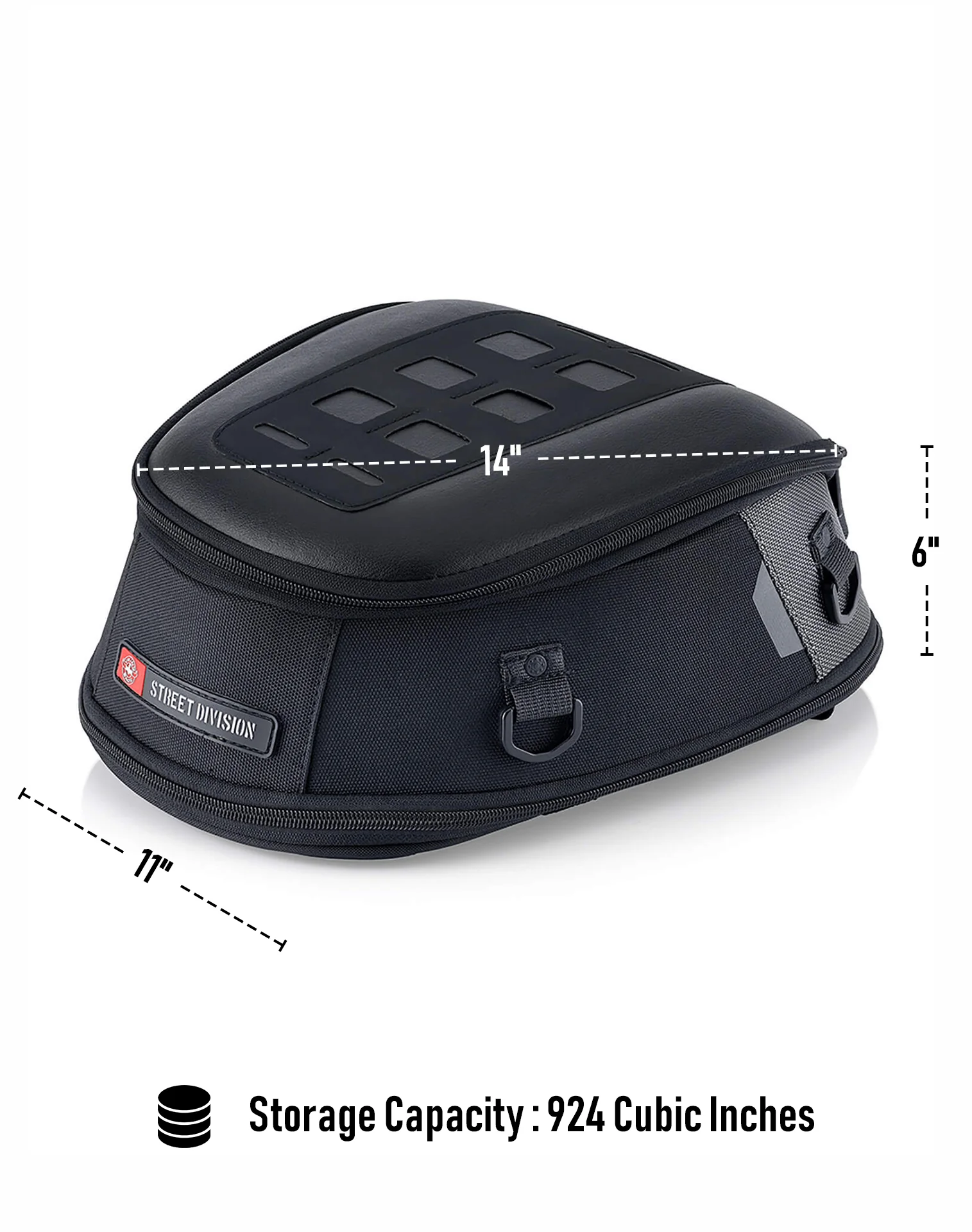 15L - Momentum Small Street/Sportbike Tail Bag - Image 5