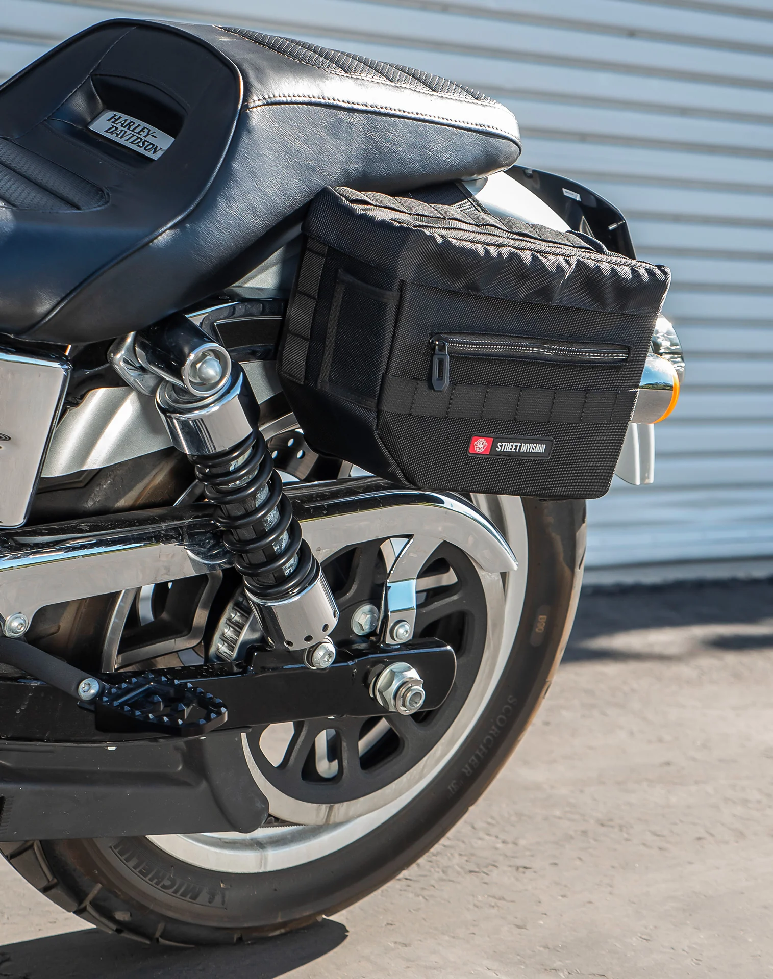 10L - Patriot Small Throw Over Saddlebags for Harley Dyna Low Rider FXDL/I - Image 4