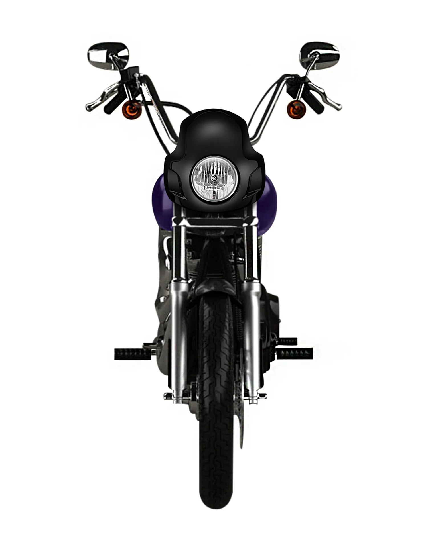 Viking Strider Sport Motorcycle Fairing For Harley Dyna Low Rider S FXDLS Gloss Black - Image 3