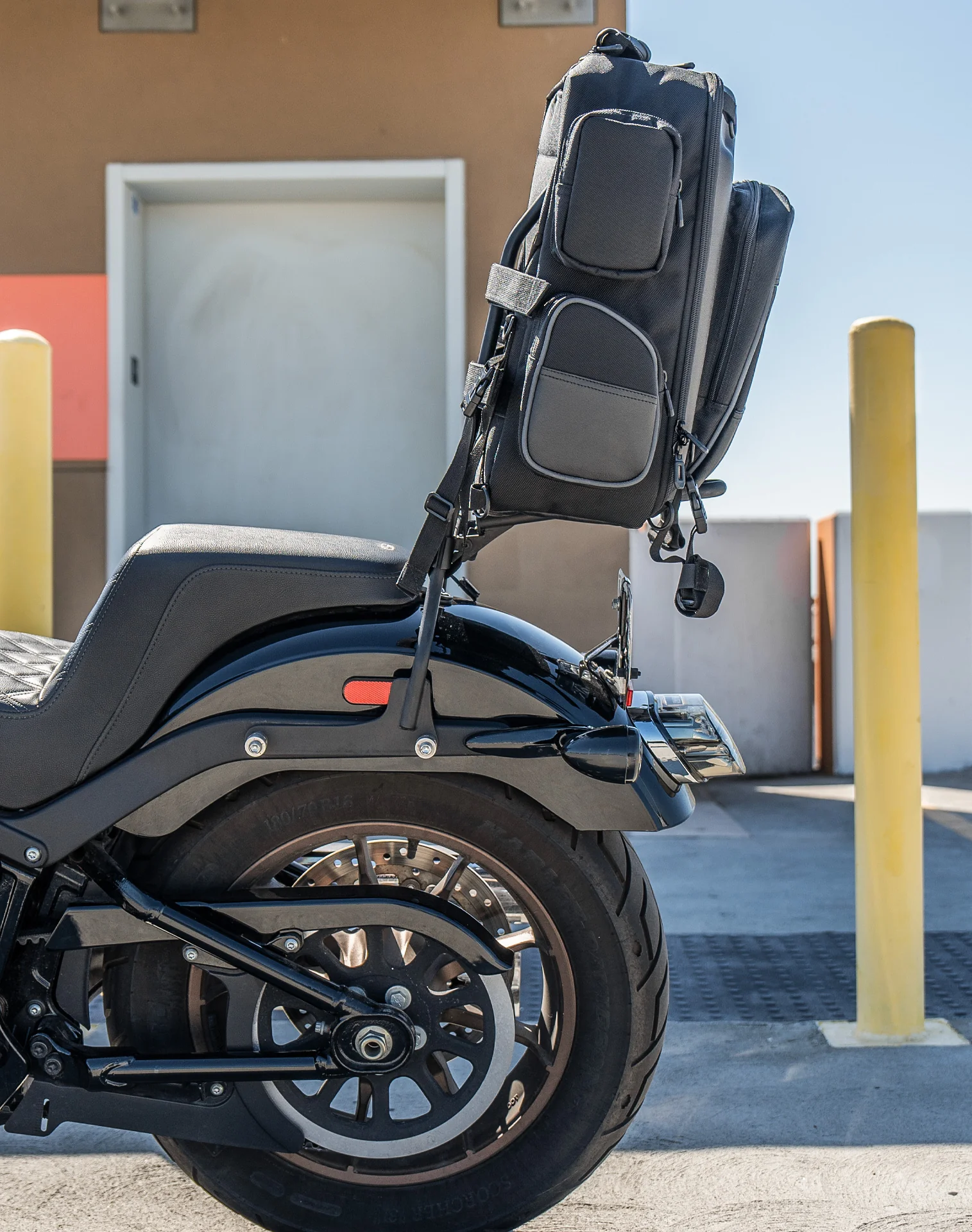 30L - Voyage Large Kawasaki Motorcycle Tail Bag - Image 4