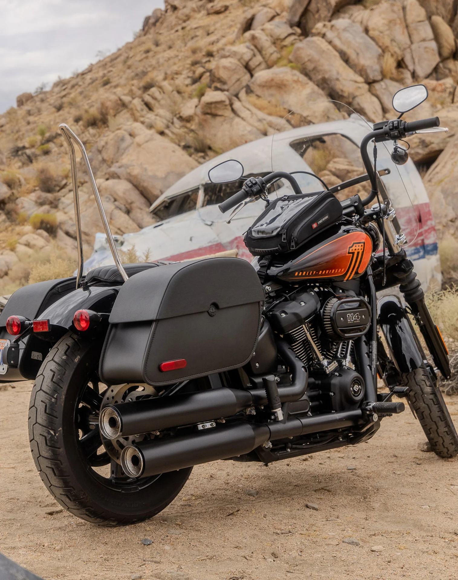 7L - Voyage Tank Bag for Harley Softail Low Rider S FXLRS - Image 3