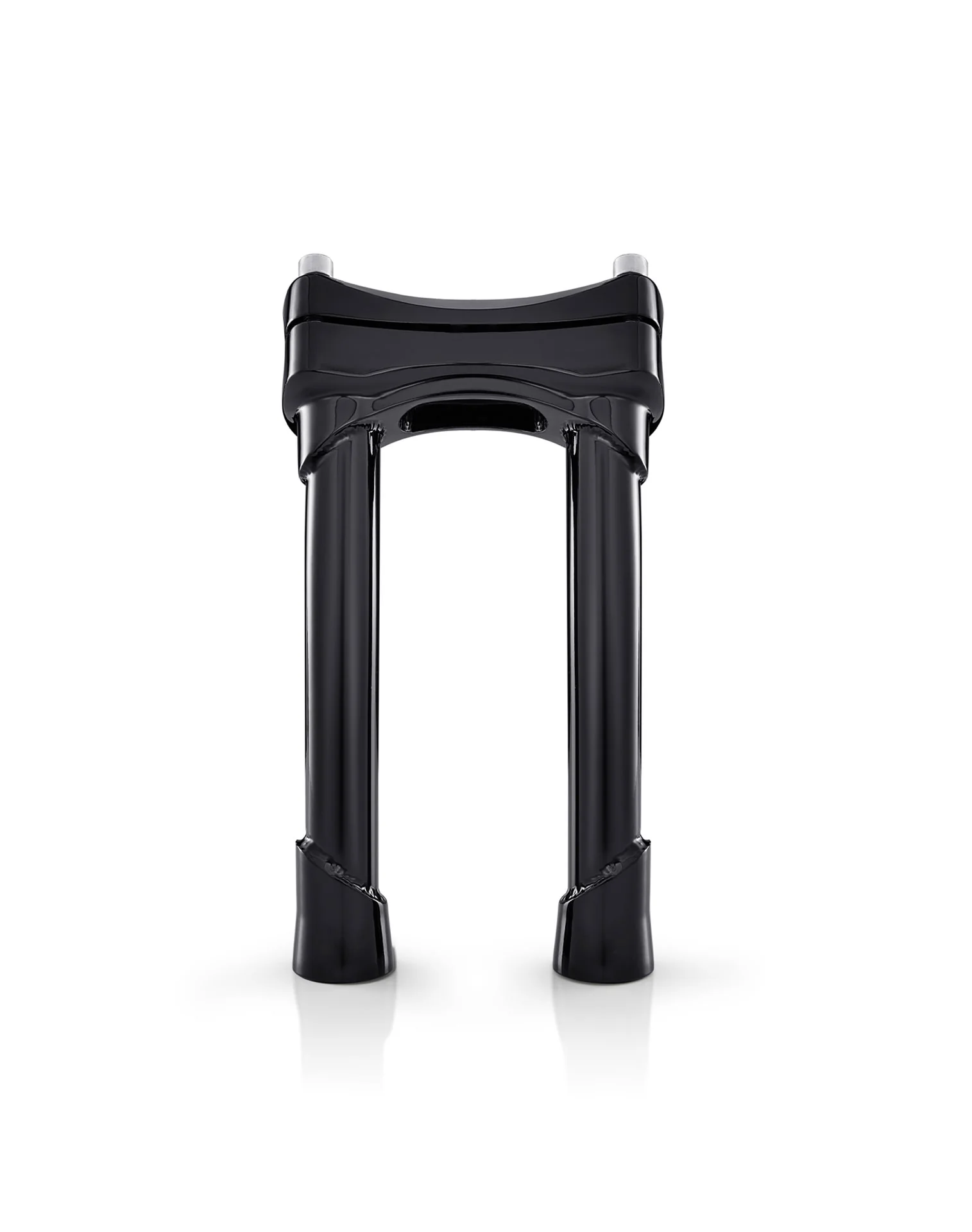 Viking Warlock 8" Pullback Handlebar Risers for Harley Dyna Super Glide Custom FXDC/I Gloss Black - Image 6