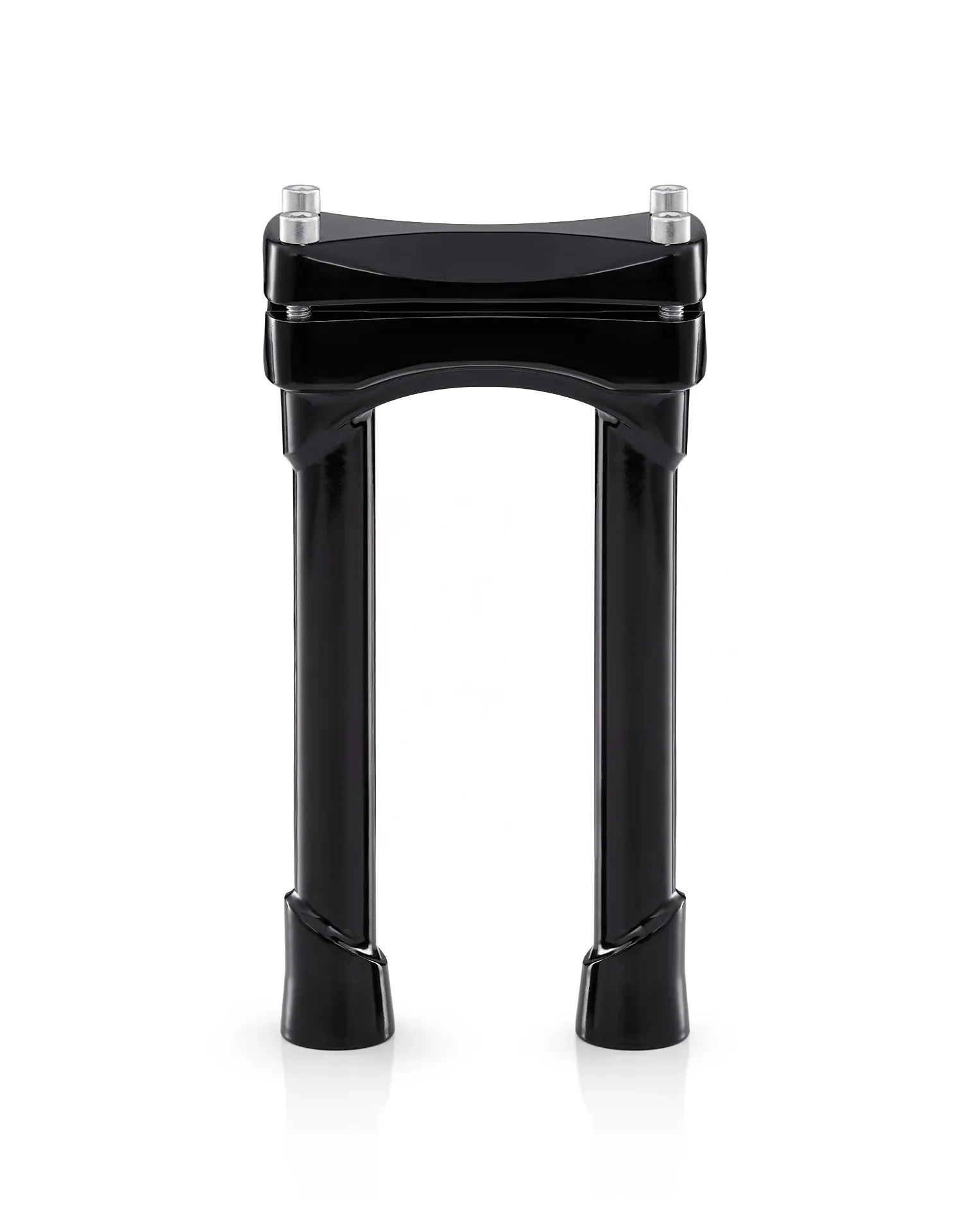 Viking Warlock 10" Handlebar Risers for Harley Dyna Switchback FLD Gloss Black - Image 6